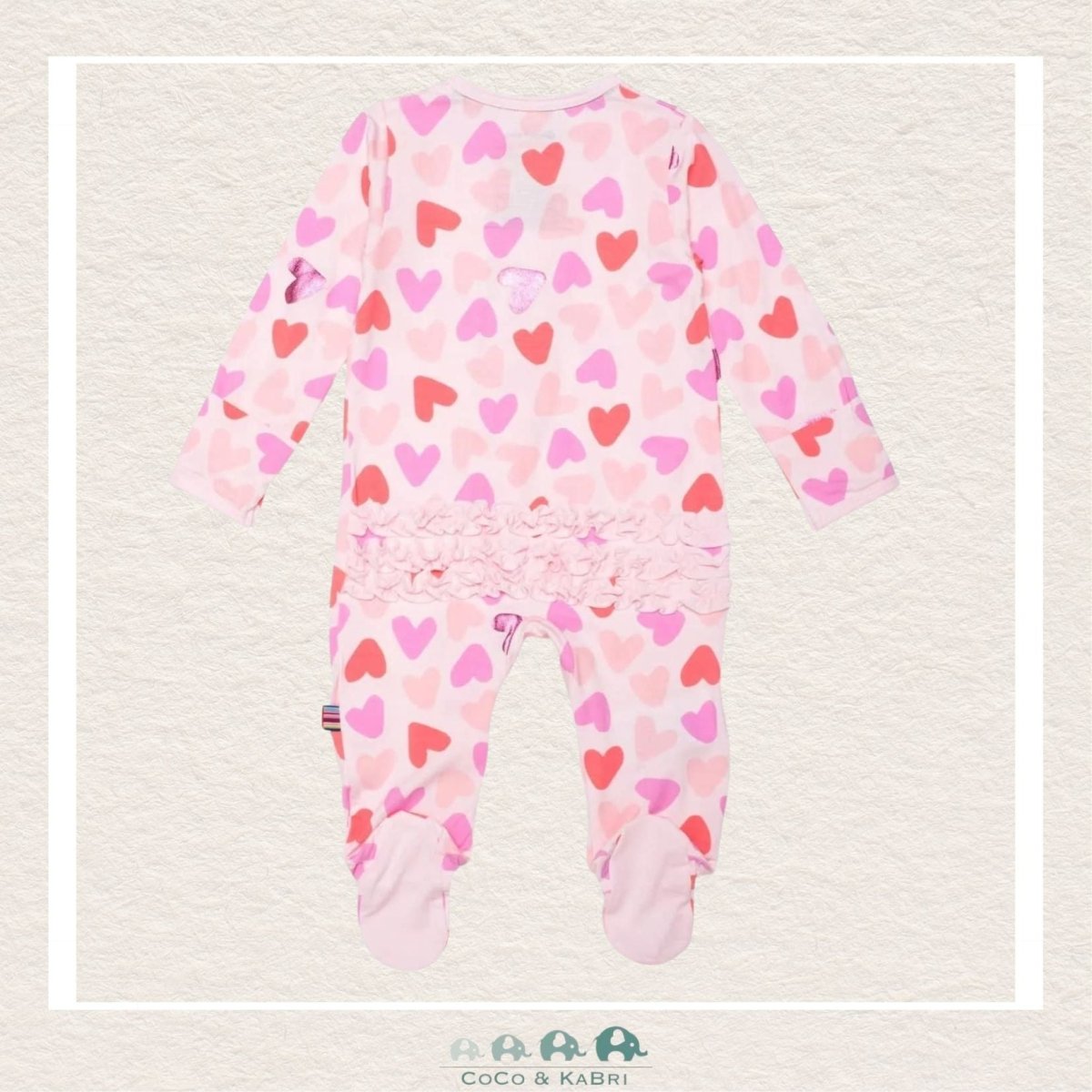 Magnetic Me: Be Mine Modal Footie Baby Girl Sleeper, CoCo & KaBri Children's Boutique