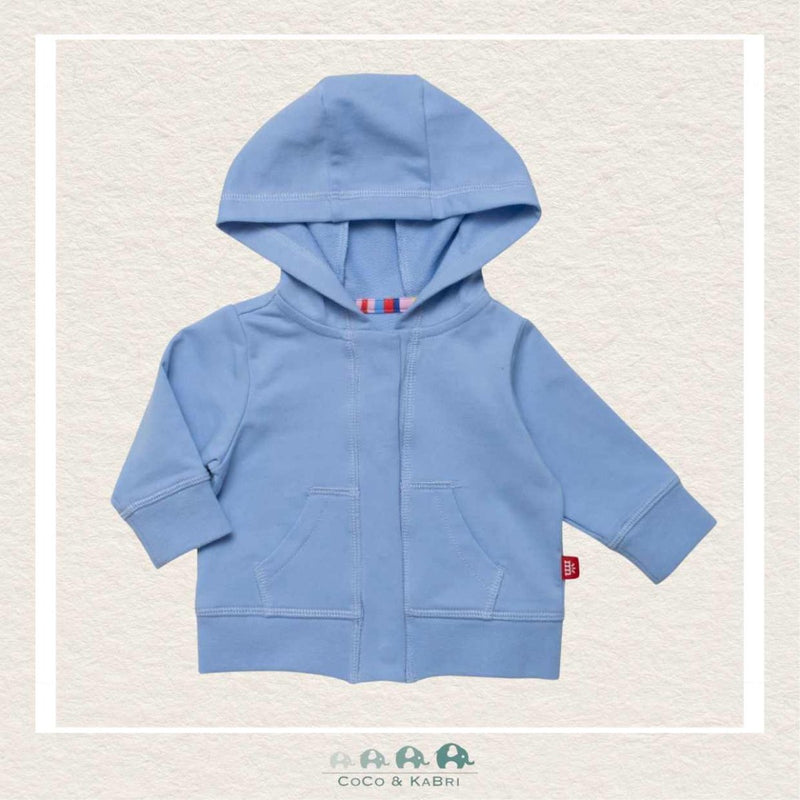 Magnetic Me: Blue French Terry Modal Hoodie