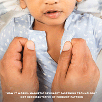 Magnetic Me Footie: Video of someone opening and closing the sleeper, CoCo & KaBri Children's Boutique, Canda