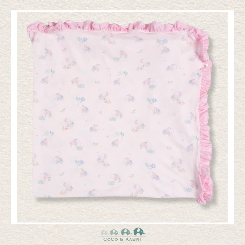 Magnetic Me Forget Me Not Ruffle Baby Modal Blanket