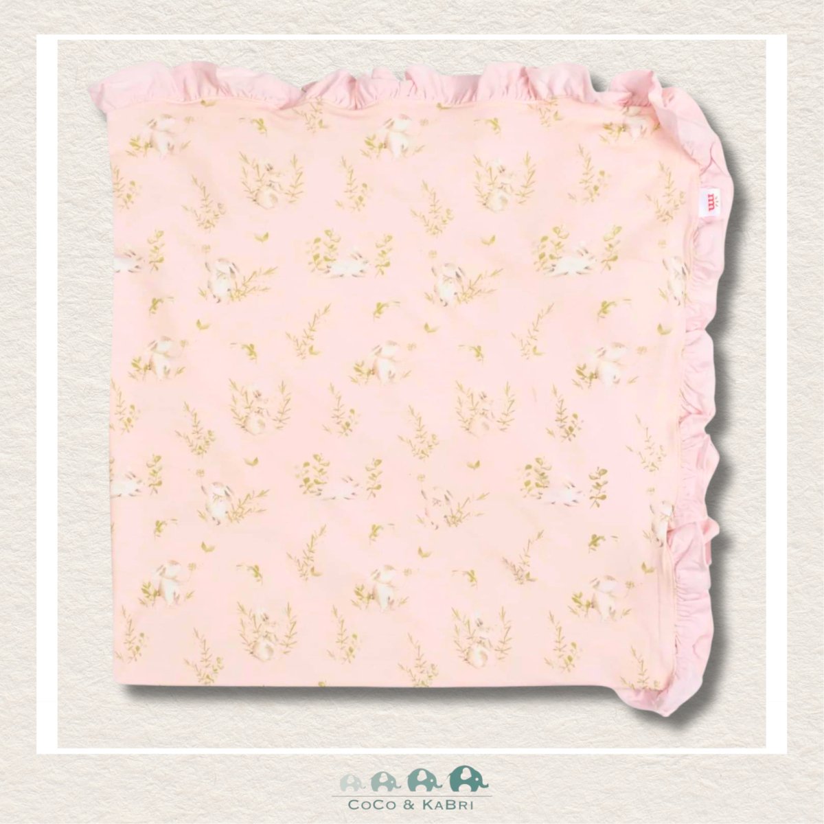 Magnetic Me Pink Hoppily Ever After Ruffle Modal Blanket, CoCo & KaBri Children's Boutique