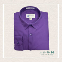 Mavezzano: Boys Dress Shirt - Purple