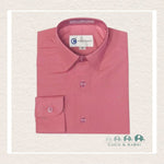 Mavezzano: Boys Dress Shirt - Rosewood