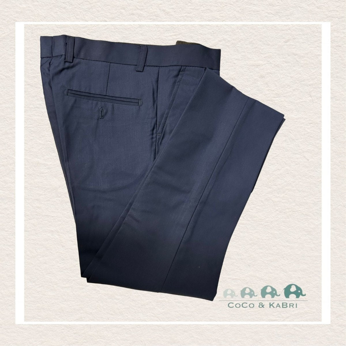 Mavezzano Dres Pants Slim Fit - Navy, CoCo & KaBri Children's Boutique