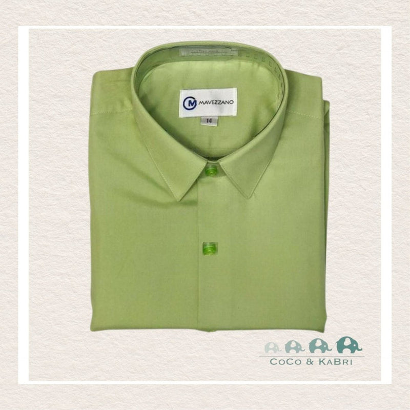 Mavezzano Dress Shirt: Sage Green