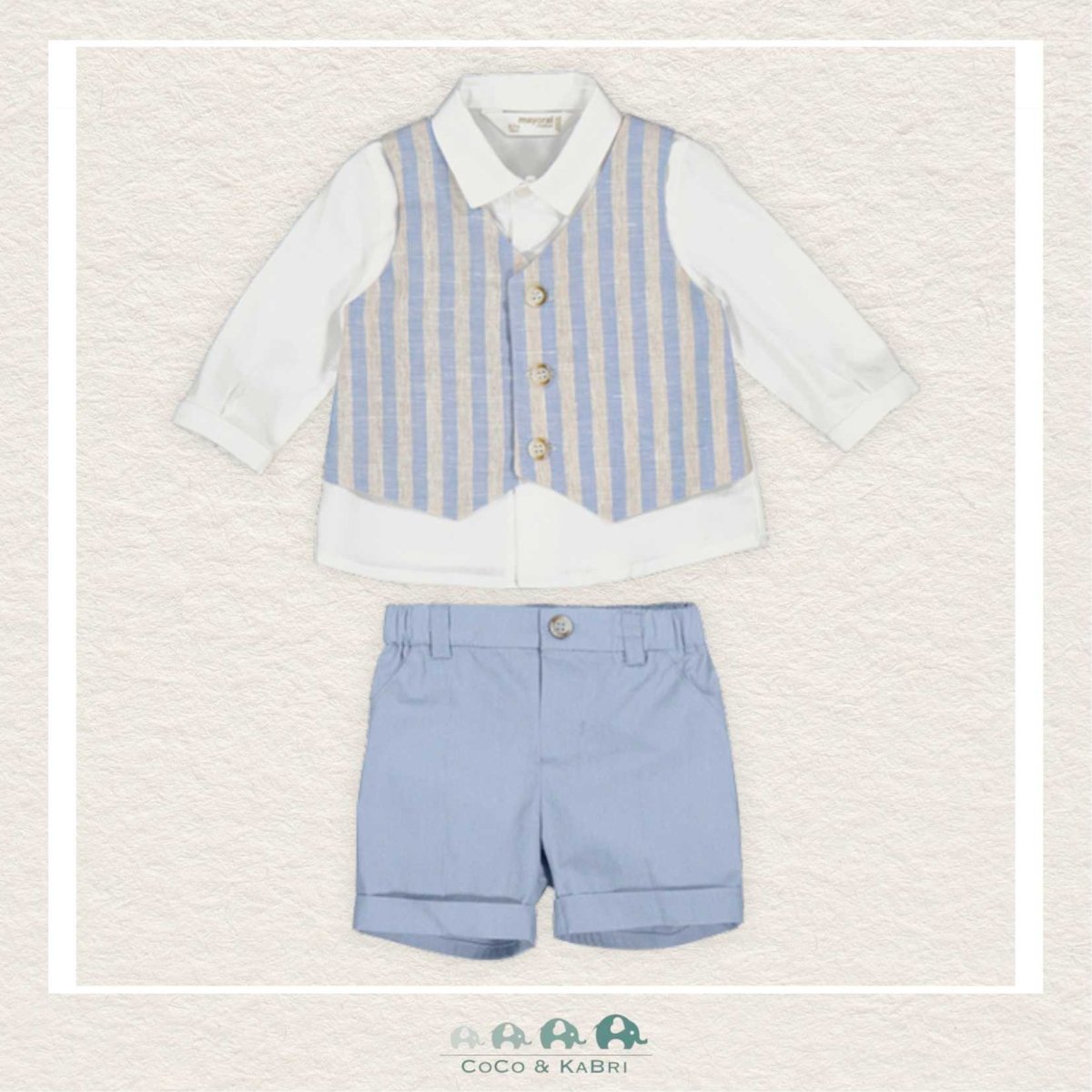 Mayoral Baby Boy Shorts with Vest Set, CoCo & KaBri Children's Boutique