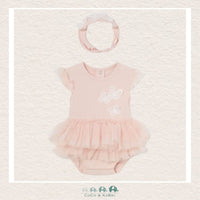 Mayoral Baby Girl Pink Lace Tutu Bodysuit Dress, CoCo & KaBri Children's Boutique