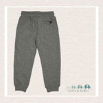 Mayoral: Boys Basic cuffed fleece trousers - Fossil Grey - CoCo & KaBri