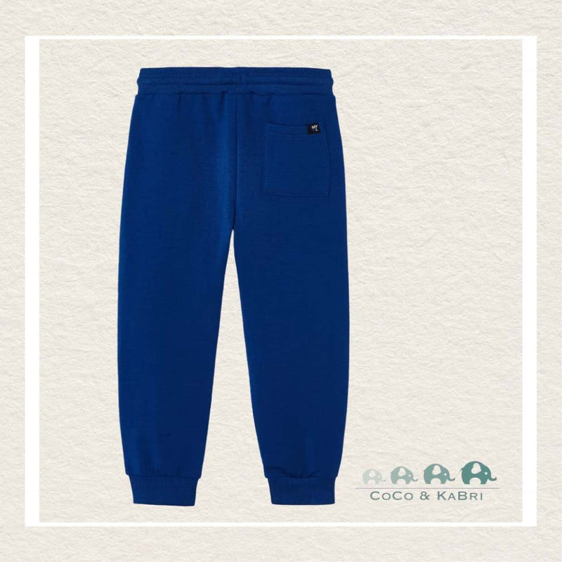 Mayoral: Boys Basic cuffed fleece trousers - Klein Blue, CoCo & KaBri Children's Boutique