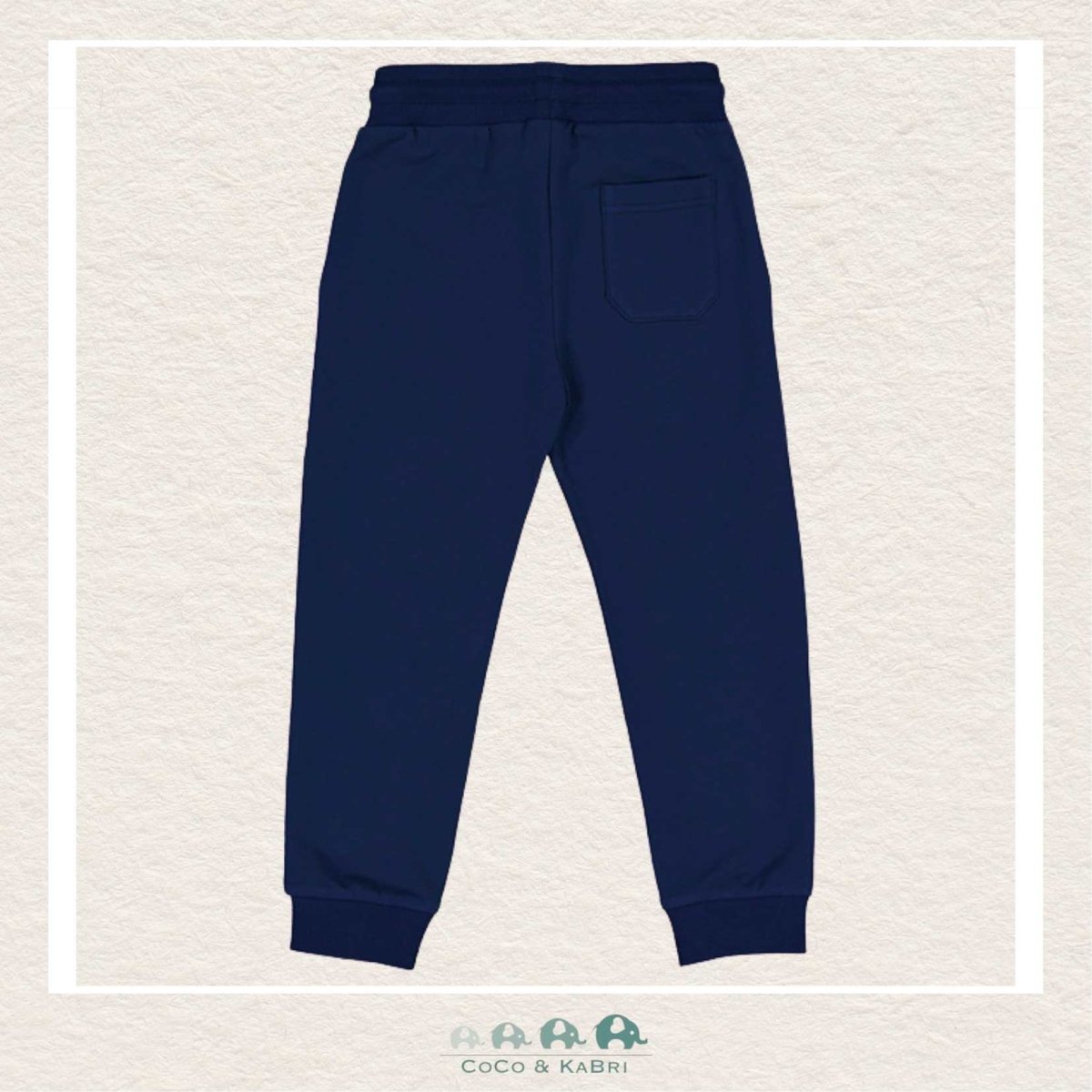 Mayoral: Boys Cuffed Fleece Jogging Pants - Navy, CoCo & KaBri Children's Boutique