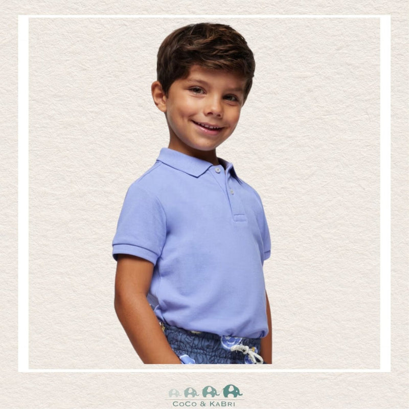 Mayoral: Boys Polo Shirt - Lavender, CoCo & KaBri Children's Boutique