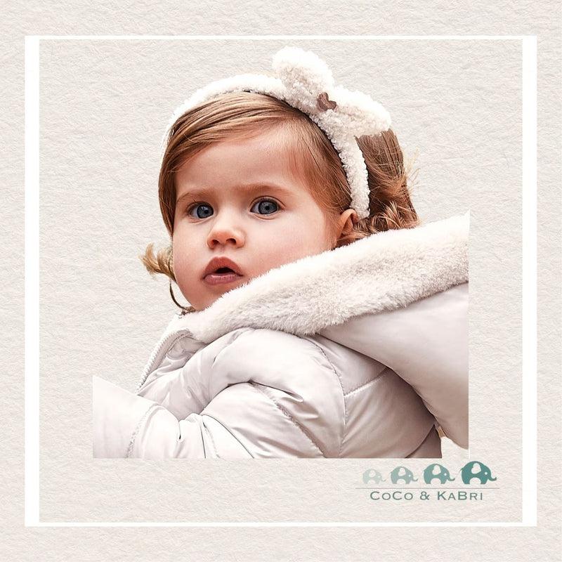 Mayoral: Fuzzy White Headband - CoCo & KaBri