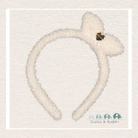 Mayoral: Fuzzy White Headband - CoCo & KaBri