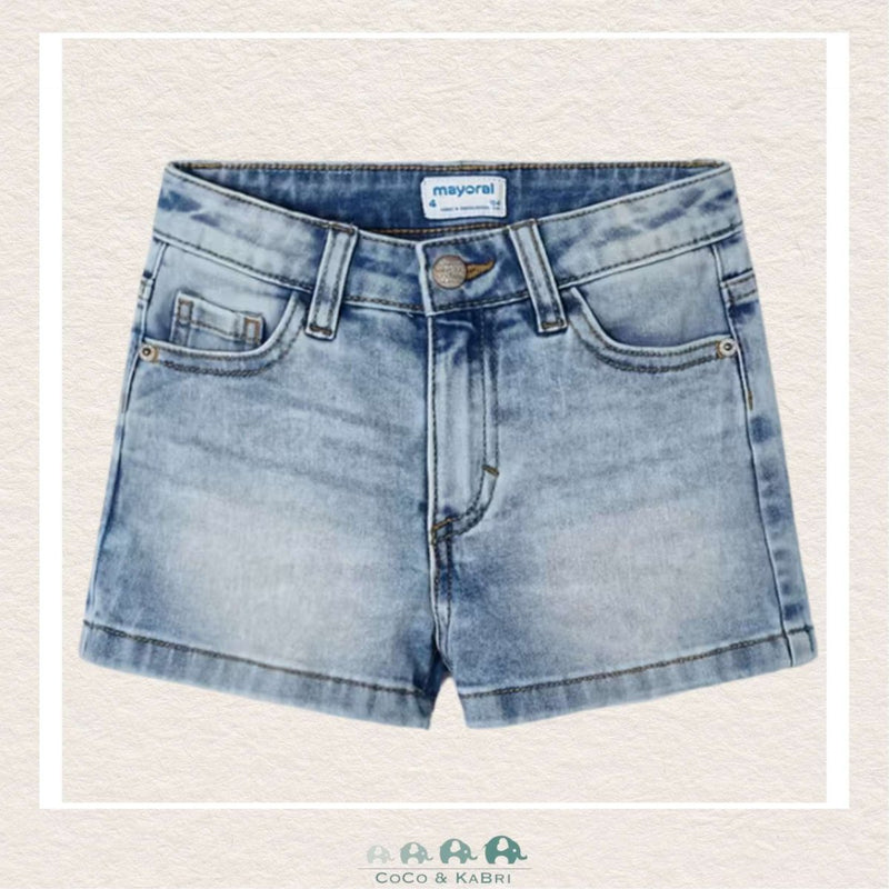 Mayoral: Girls Basic Denim Shorts, CoCo & KaBri Children's Boutique