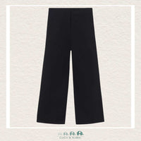 Mayoral : Girls Black Wide Leg Cropped Dress Pants, CoCo & KaBri Children's Boutique