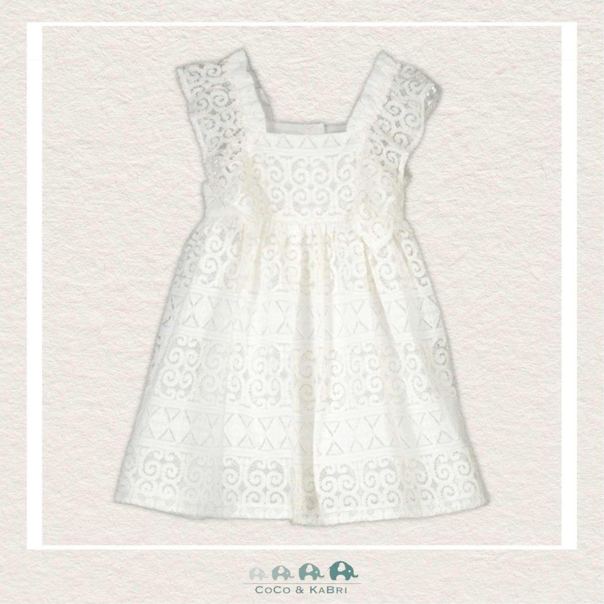 Mayoral: Girls Lace Dress, CoCo & KaBri Children's Boutique