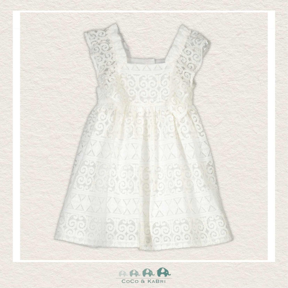 Mayoral: Girls Lace Dress, CoCo & KaBri Children's Boutique