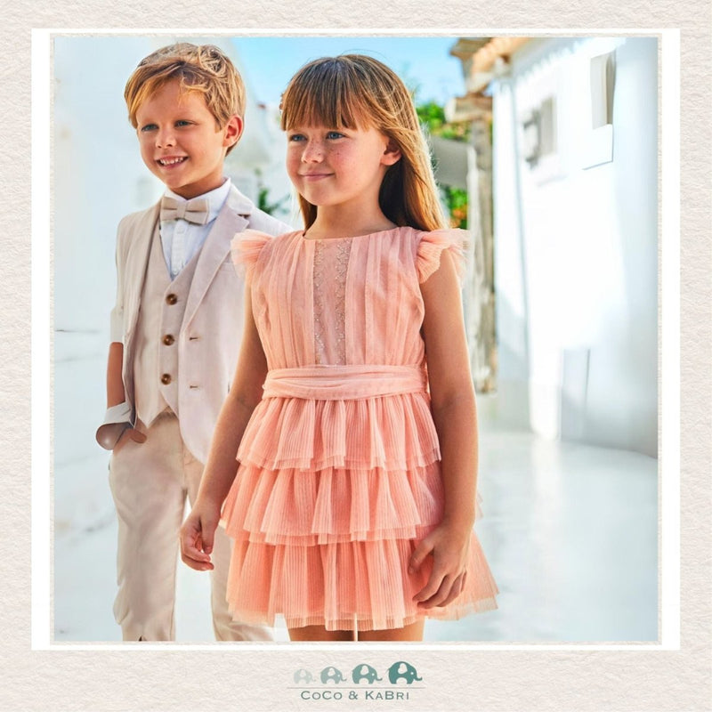 Mayoral: Girls Pleated Tulle Dress, CoCo & KaBri Children's Boutique