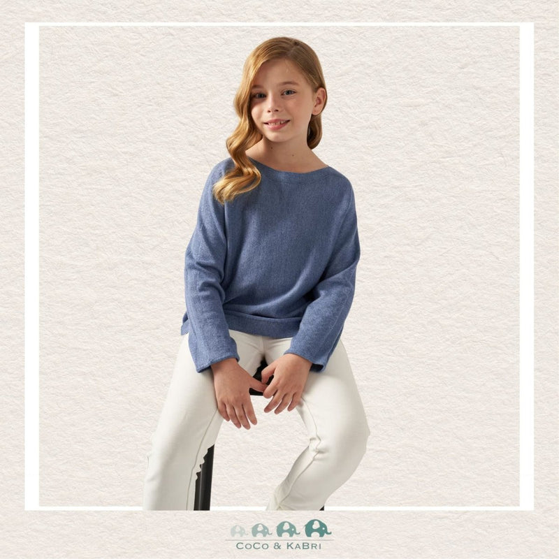 Mayoral : Girls Sweater LENZING™ ECOVERO™ Viscose - Blue