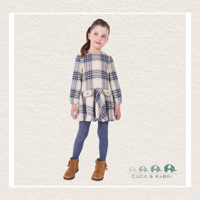 Mayoral: Girls Tights - Blue, CoCo & KaBri Children's Boutique