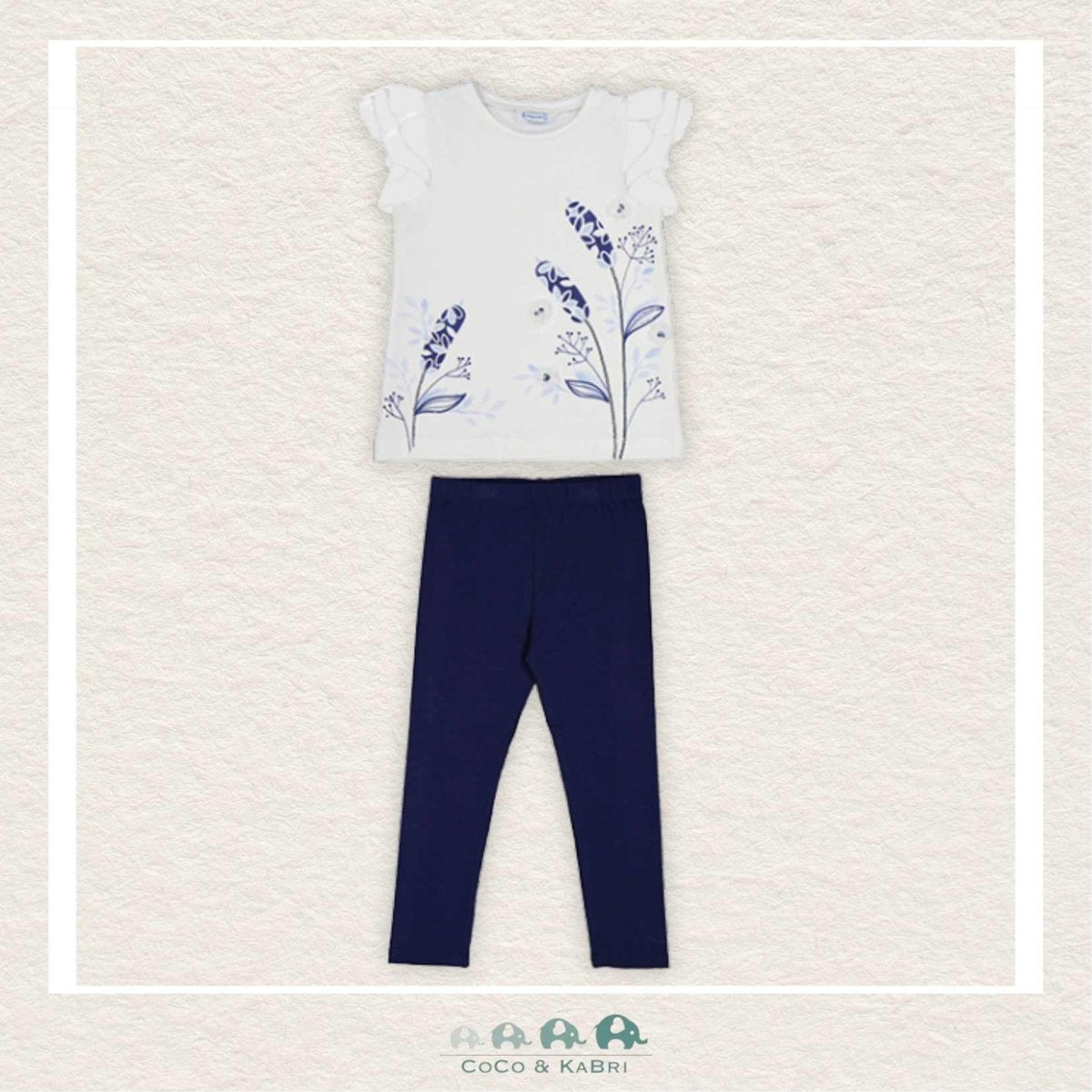 Mayoral: Girls Two Piece Shirt & Legging Set, CoCo & KaBri Children's Boutique