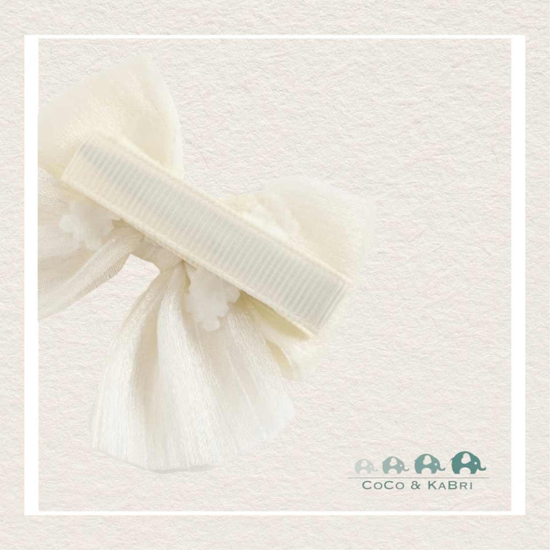 Mayoral: HairClip - Off White, CoCo & KaBri Children's Boutique