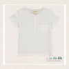 Me & Henry: Dodger Henley (White Ribbed) - CoCo & KaBri
