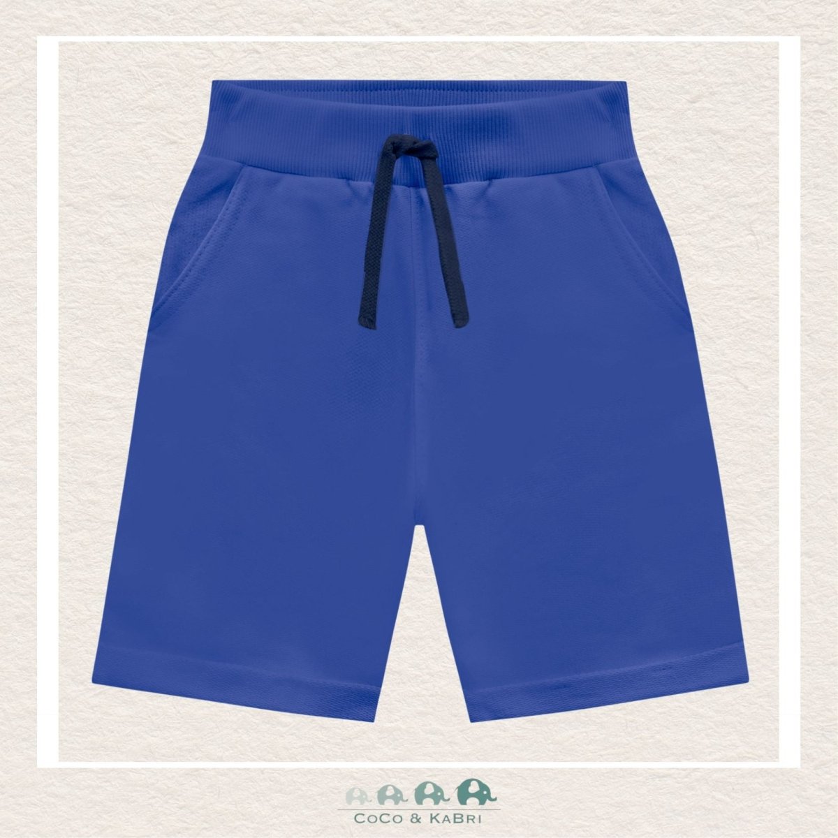 Milon Boys Blue Shorts, CoCo & KaBri Children's Boutique