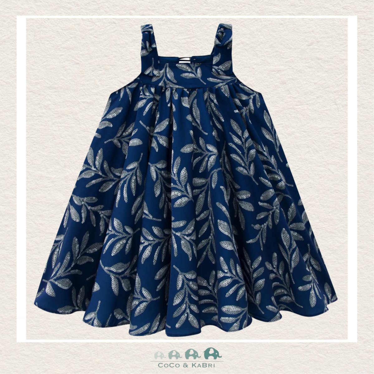 Milon Girls Blue Dress, CoCo & KaBri Children's Boutique