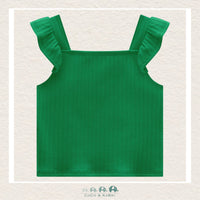 Milon Girls Two Piece Green Tank Top & Shorts, CoCo & KaBri Children's Boutique