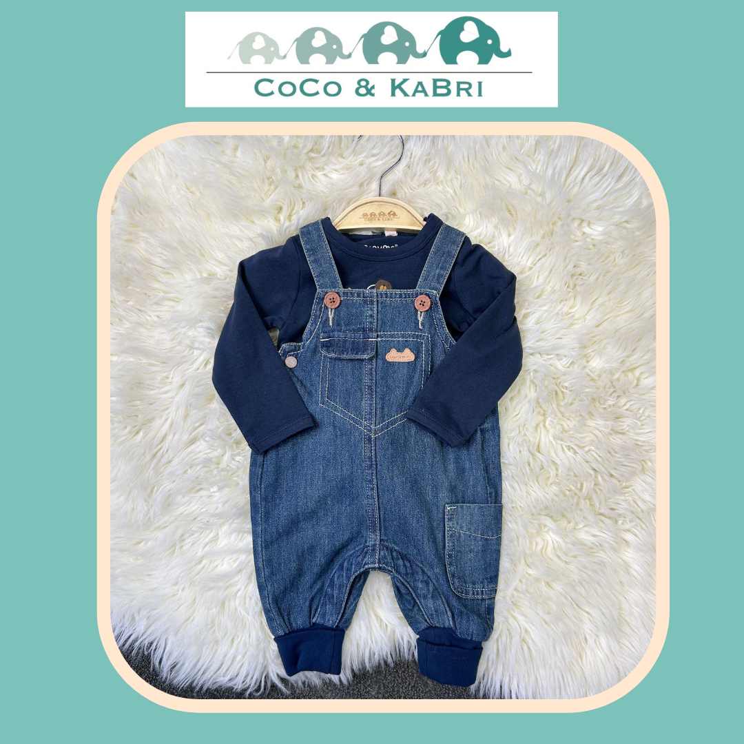 Minymo Long sleeve bodysuit - Bear in a Truck, CoCo & KaBri Children's Boutique