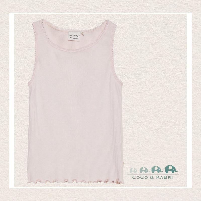 Minymo - Ribbed Pink Tank Top, CoCo & KaBri Children's Boutique