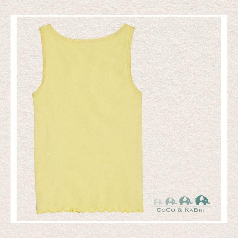 Minymo - Ribbed Yellow Tank Top, Girl Tank Top, CoCo & KaBri, Children's Boutique