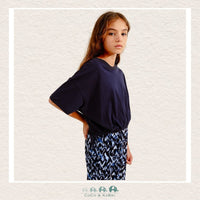 Molly Bracken Girl: Navy Blue Shirt, CoCo & KaBri Children's Boutique