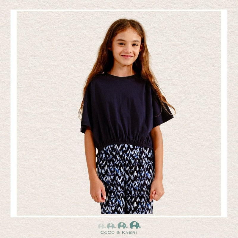 Molly Bracken Girl: Navy Blue Shirt, CoCo & KaBri Children's Boutique