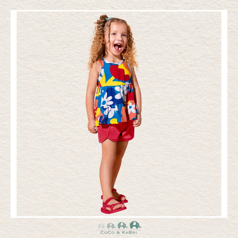 Nanai Girls Sleeveless Top & Short Set, CoCo & KaBri Children's Boutique