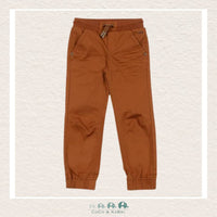 Nano Boys Jogger Style Caramel Pants, CoCo & KaBri Children's Boutique