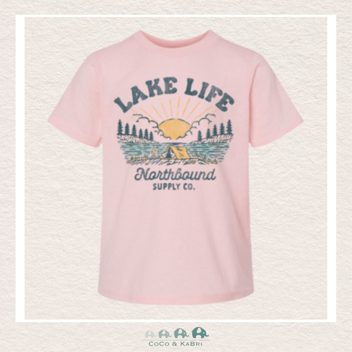 Northbound Supply Co. 🇨🇦: Pink Lake Life Kids Tshirt, CoCo & KaBri Children's Boutique