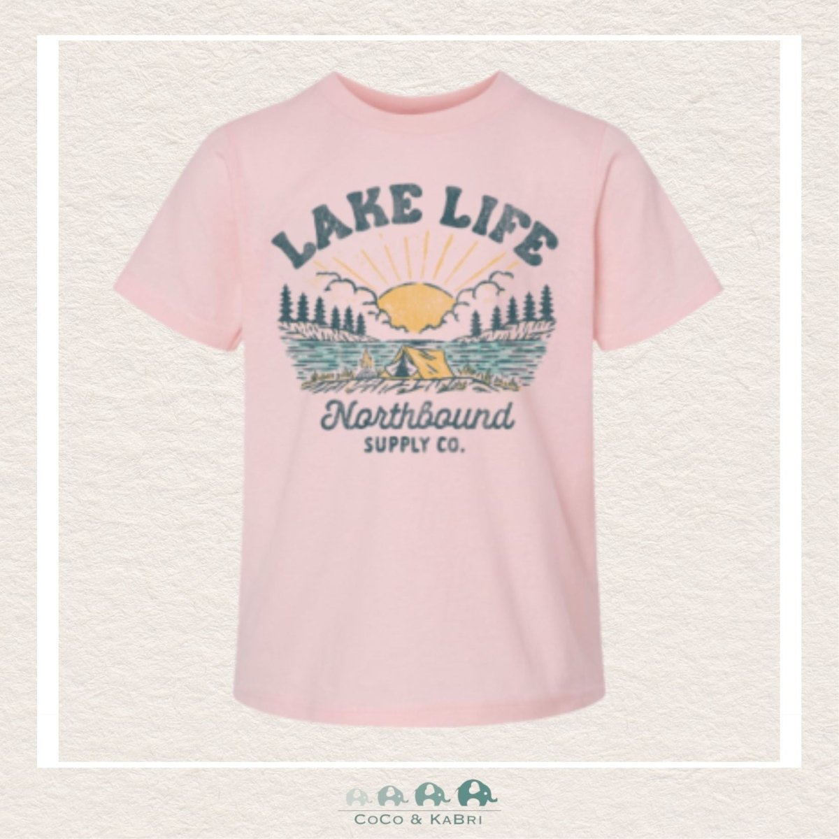 Northbound Supply Co: Pink Lake Life Kids Tshirt, CoCo & KaBri Children's Boutique