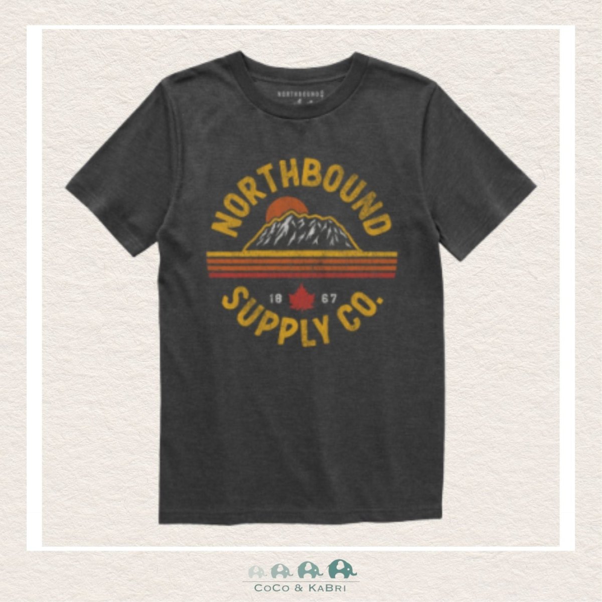 Northbound Supply Co. 🇨🇦: Rockey Sunset Kids Tshirt, CoCo & KaBri Children's Boutique