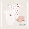 *Petit Lem: Lady Bugs 3 Pc Newborn Set - CoCo & KaBri