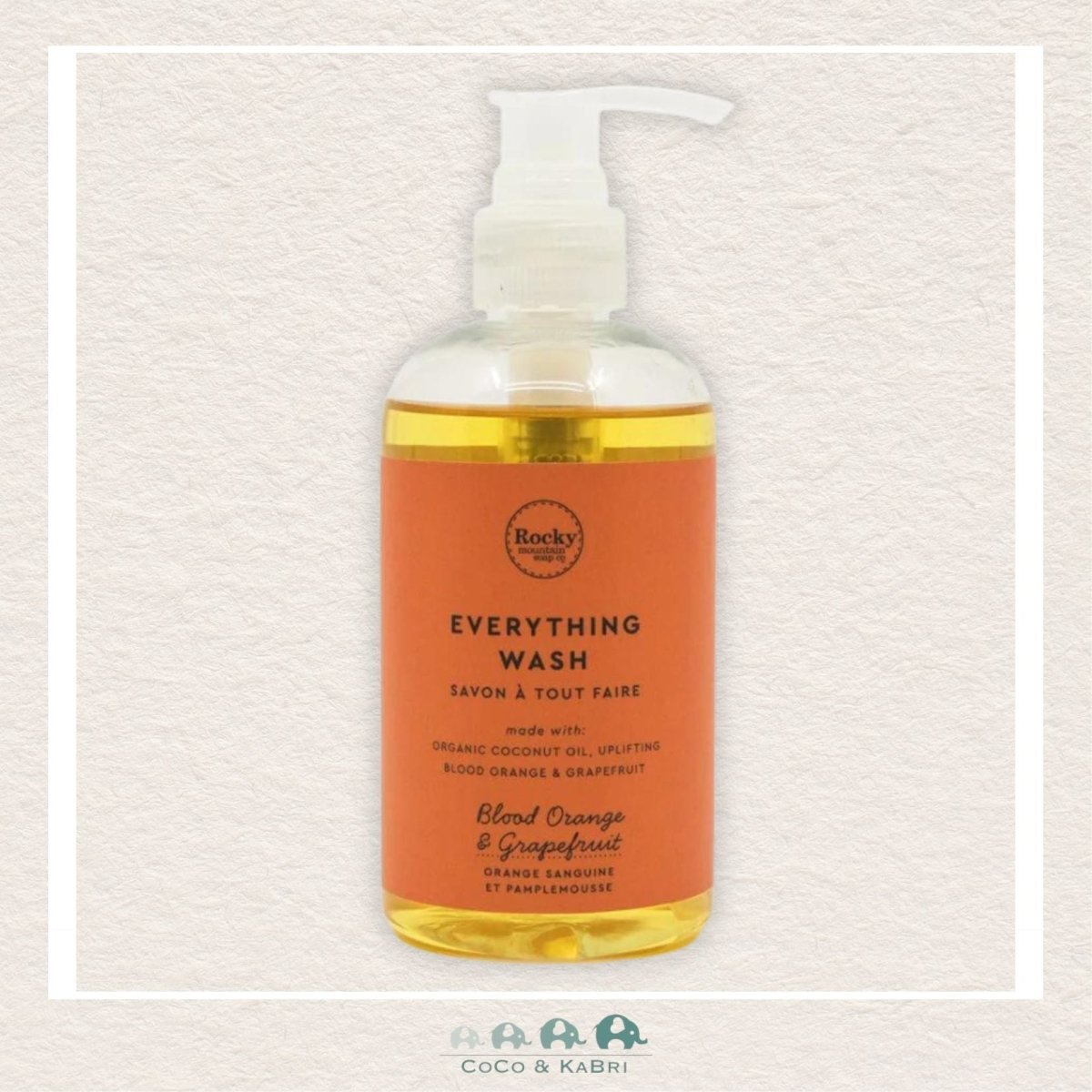 🇨🇦 Rocky Mountain Soap Co: Blood Orange & Grapefruit Everything Wash, CoCo & KaBri Children's Boutique
