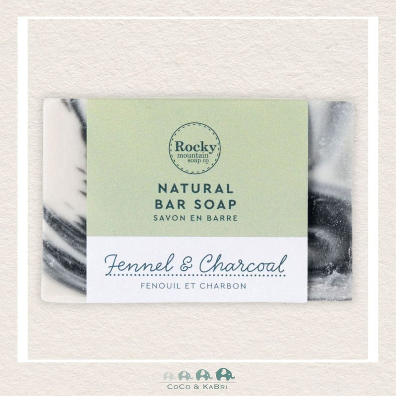 🇨🇦 Rocky Mountain Soap Co: Fennel & Charcoal Soap Bar, CoCo & KaBri Children's Boutique
