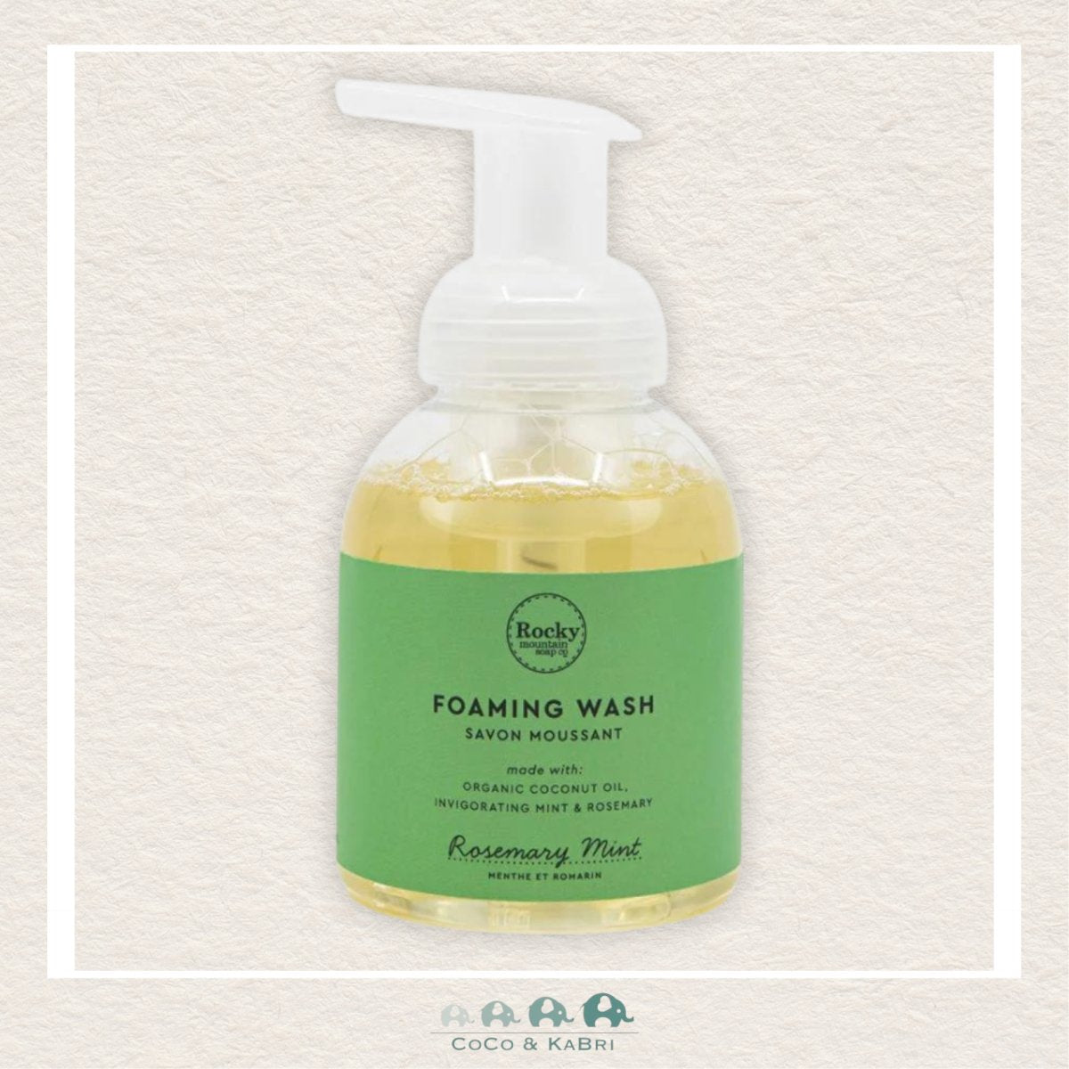 🇨🇦 Rocky Mountain Soap Co: Foaming Wash - Rosemary Mint, CoCo & KaBri Children's Boutique