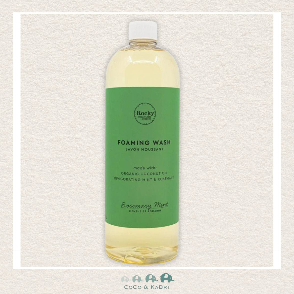 Rocky Mountain Soap Co: Foaming Wash - Rosemary Mint, CoCo & KaBri Children's Boutique