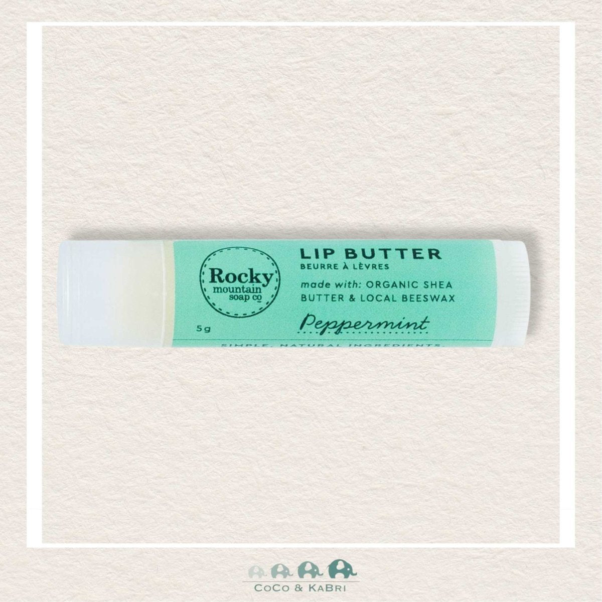 Rocky Mountain Soap Co Lip Butter: Peppermint
