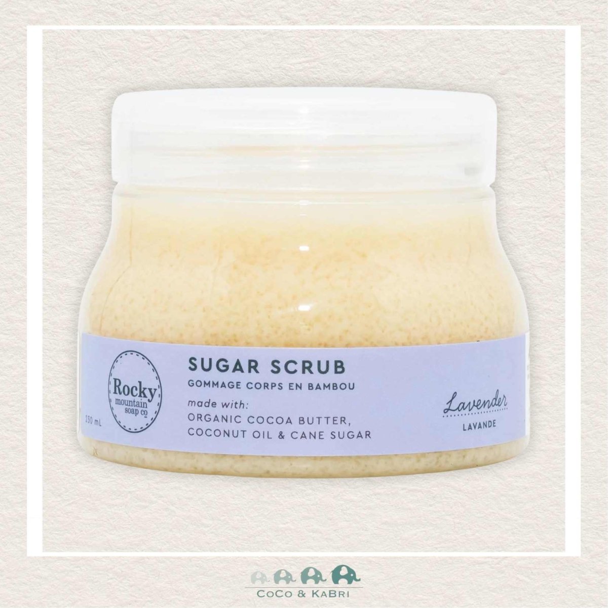 Rocky Mountain Soap Co: Organic Sugar Body Scrub - Soothing French Lavender, , CoCo & KaBri, Children's Boutique