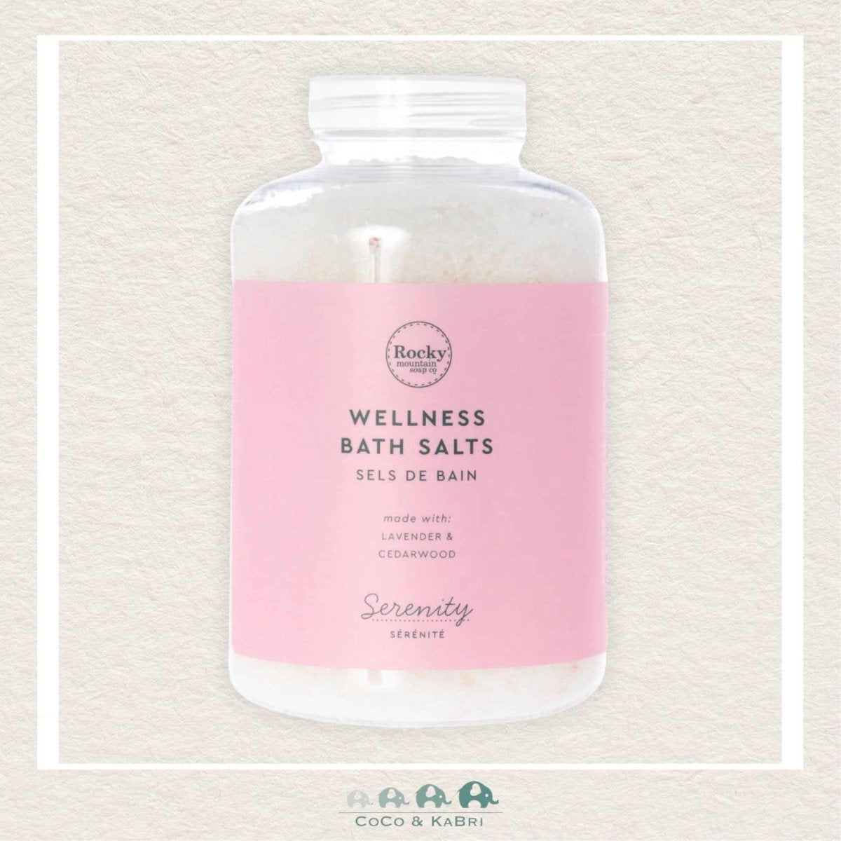 🇨🇦 Rocky Mountain Soap Co: Serenity Wellness Bath Salts, CoCo & KaBri Children's Boutique