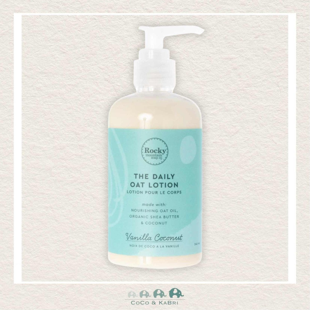 🇨🇦 Rocky Mountain Soap Co: Vanilla Coconut Daily Oat Lotion, CoCo & KaBri Children's Boutique