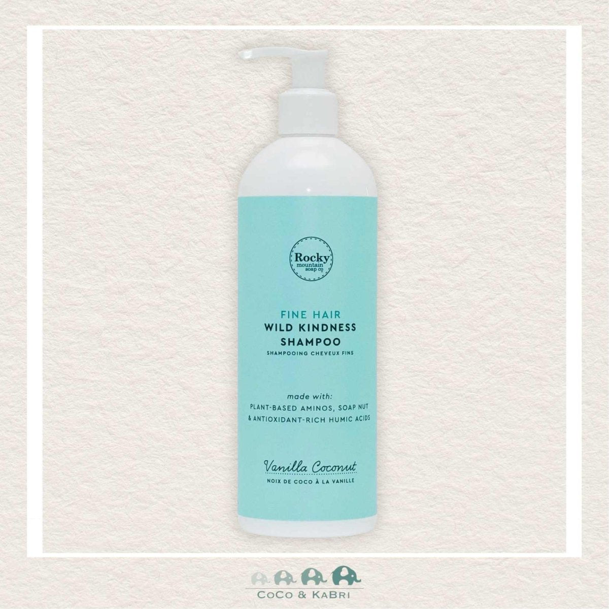 🇨🇦 Rocky Mountain Soap Co: Vanilla Coconut Wild Kindness Shampoo, CoCo & KaBri Children's Boutique